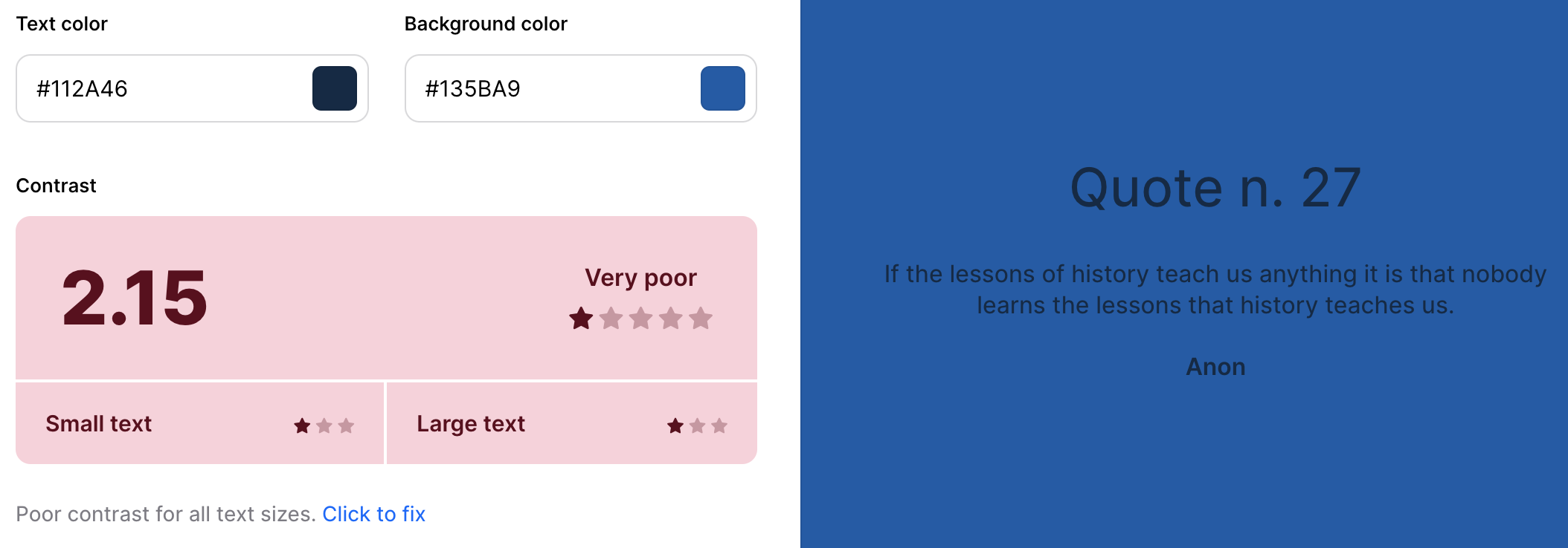 Color-contrast-checker-bad