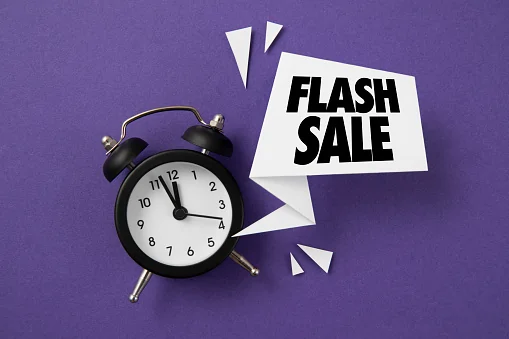 Flash sale clock