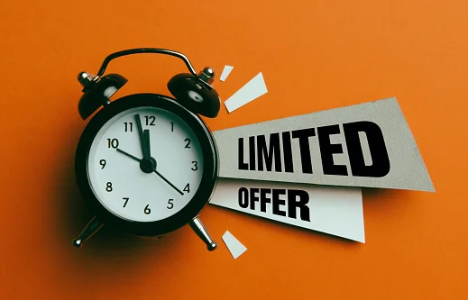 limited offer clock